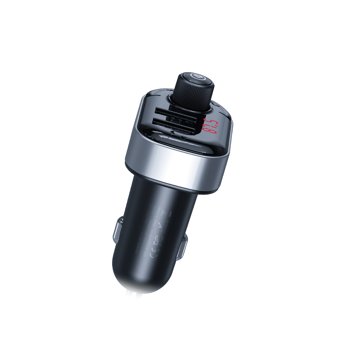 Automobilinis įkroviklis XO Smart Bluetooth TZ08 (juodas)