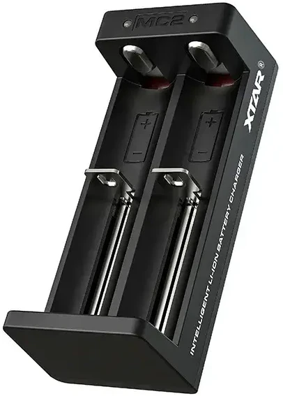 Xtar 2 x ličio jonų akumuliatorių įkroviklis MC2