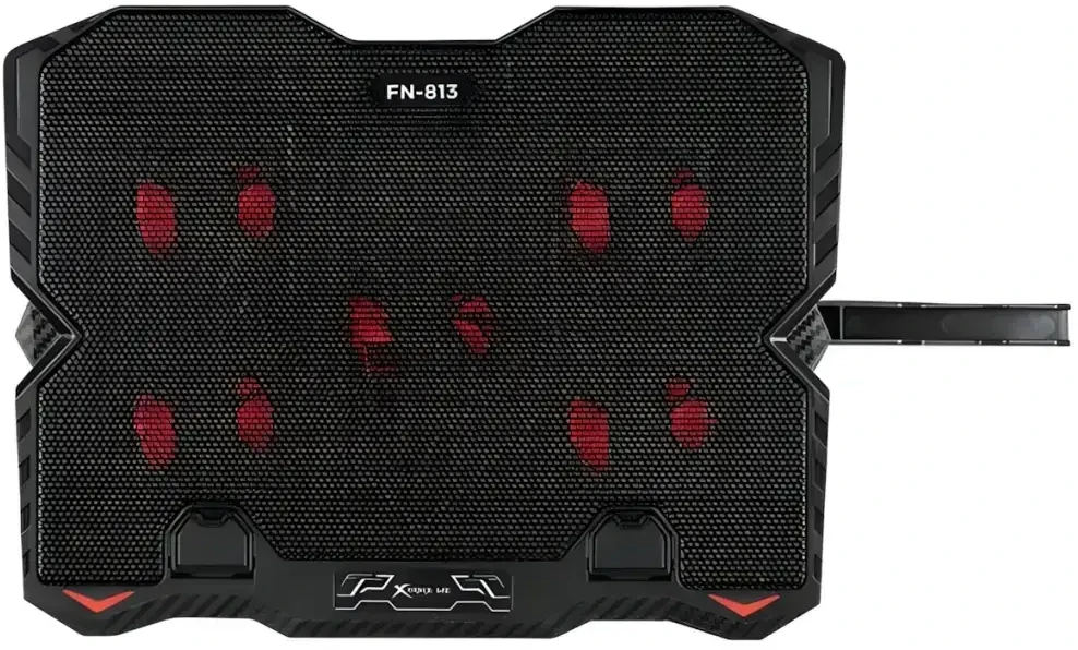 XTRIKE ME Nešiojamas kompiuteris Cooling Pad with Built-in Phone Holder FN-813 Juodas