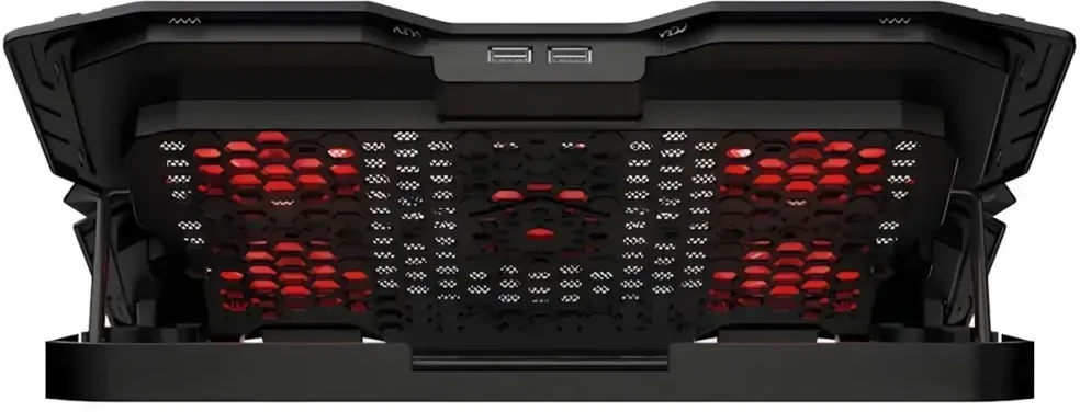 XTRIKE ME Nešiojamas kompiuteris Cooling Pad with Built-in Phone Holder FN-813 Juodas