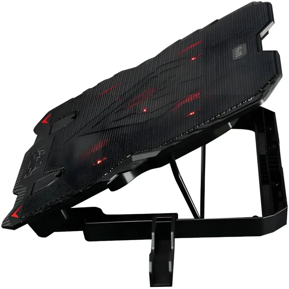XTRIKE ME Nešiojamas kompiuteris Cooling Pad with Built-in Phone Holder FN-813 Juodas