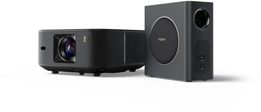Projektorius Yaber K3 Pro LCD Full HD su JBL kolonėlėmis ir žemų dažnių kolonėle, juodas