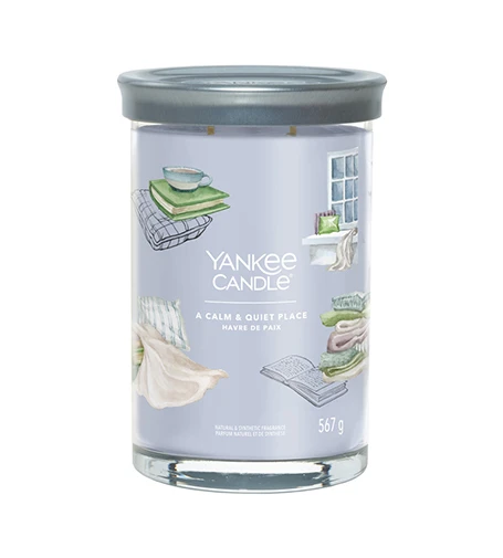 Yankee Candle Aromatinė žvakė Signature tumbler large Calm - Quiet Place 567 g