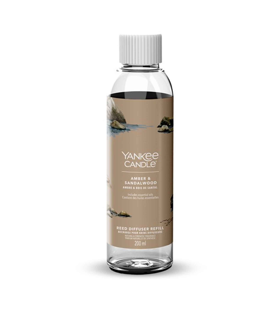 Yankee Candle lazdelių kvapo difuzorius su ambra ir santalu, 200 ml