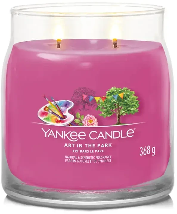 Yankee Candle Aromatinė žvakė Signatūrinė stiklo terpė "Art in the Park" 368 g