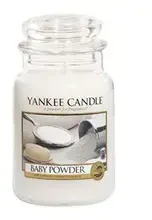 Yankee Candle Baby Powder kvapioji žvakė unisex, 411 g