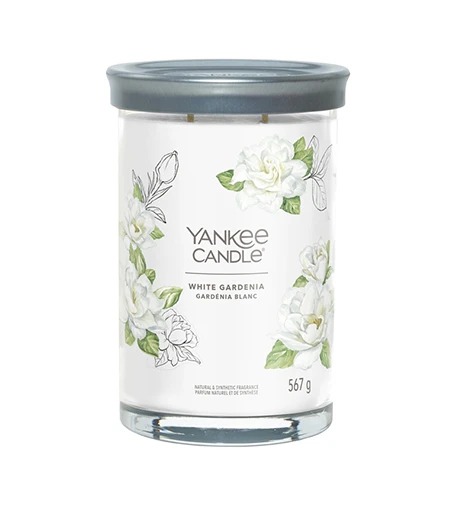 Yankee Candle Aromatinė žvakė Signature tumbler large Baltas Gardenia 567 g
