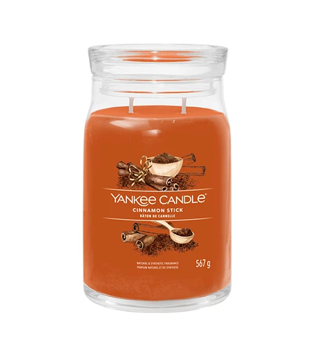 Yankee Candle Signature Cinnamon Stick kvapioji žvakė, kvapni žvakė, 411 g