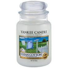 Yankee Candle Clean Cotton Scented Candle unisex, 104 g