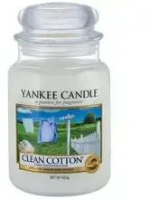 Yankee Candle Clean Cotton aromatinė žvakė unisex, 104 g