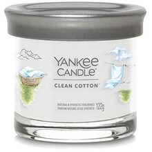 Yankee Candle Aromatinė žvakė Signature tumbler medium Clean Cotton 340 g