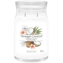 Yankee Candle Aromatinė žvakė Signature glass medium Coconut Beach 368 g