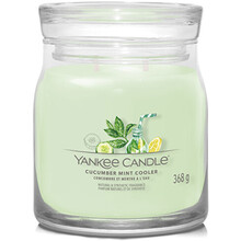 Yankee Candle Aromatinė žvakė Signature glass medium Cucumber Mint Cooler 368 g