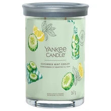 Yankee Candle Aromatinė žvakė Signature tumbler large Cucumber Mint Cooler 567 g