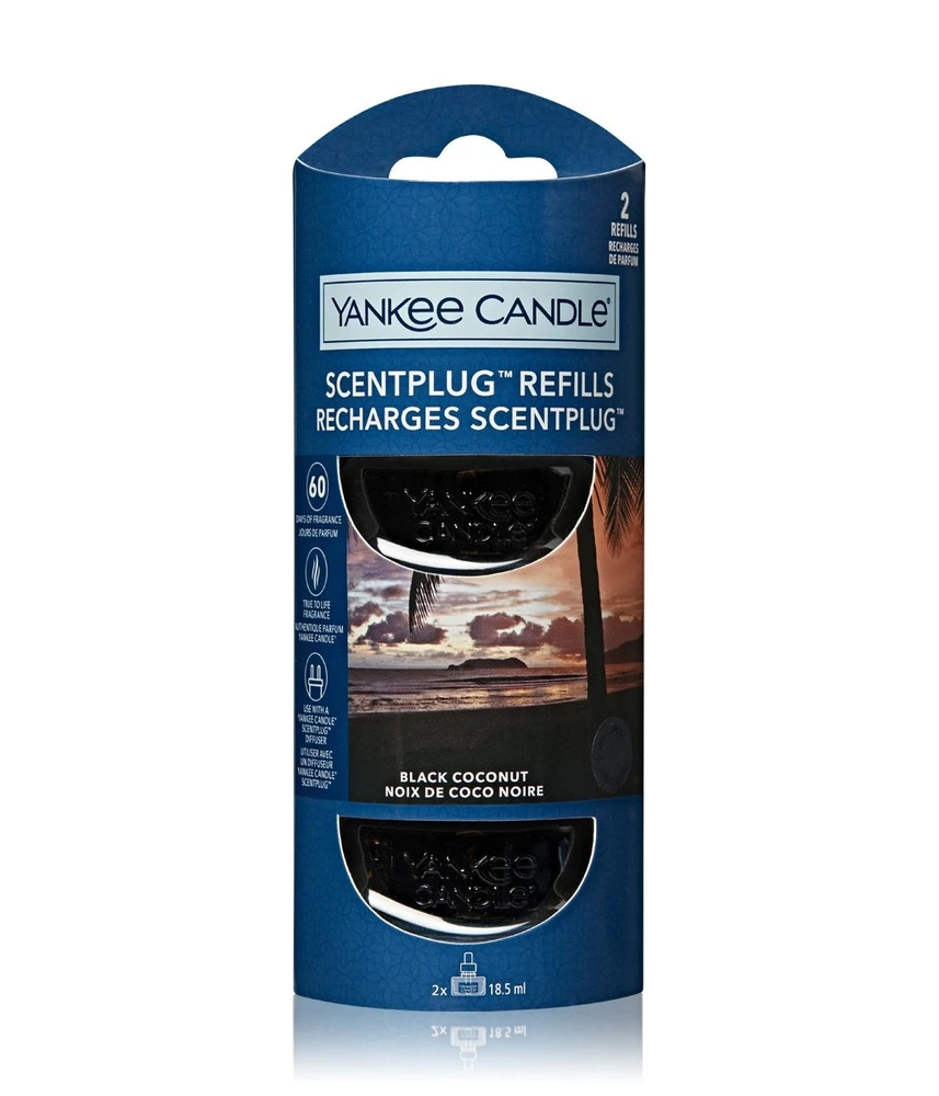 Yankee Candle Kvapų papildymas ScentPlug prietaisui – Juodas Coconut (2vnt)