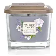 Yankee Candle Elevation Collection Jūros druskos ir levandų didelis stiklainis 552 g