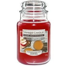 Yankee Candle kvapioji žvakė Home Inspiration didelė obuolių cinamono sidras 538 g