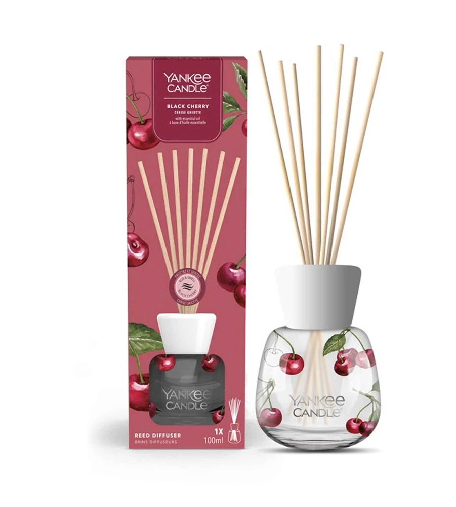 Yankee Candle Aromatinis difuzorius Signature Juodas Cherry Reed 100 ml