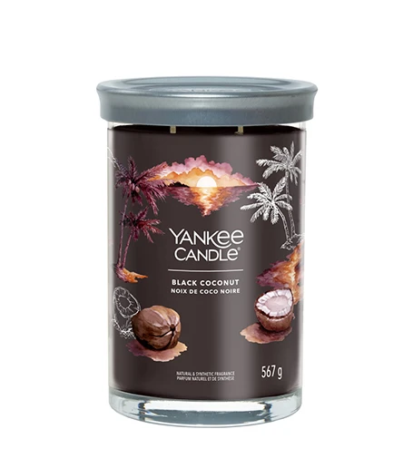 Yankee Candle Aromatinė žvakė Signature tumbler large Juodas Coconut 567 g
