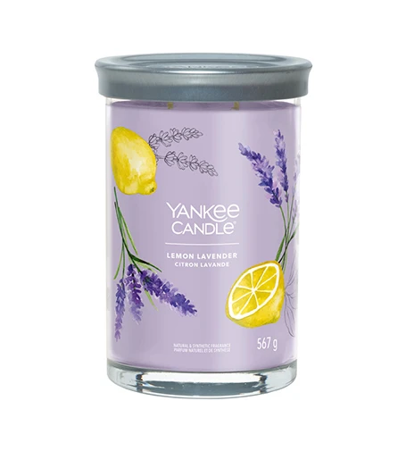 Yankee Candle Aromatinė žvakė Signature tumbler large Lemon Lavender 567 g