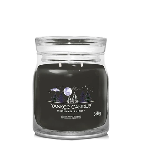 Yankee Candle Aromatinė žvakė Signature glass medium Midsummer´s Night 368 g
