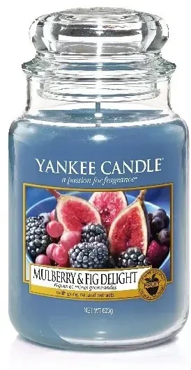 Yankee Candle Aromatinė žvakė "Classic Large Mulberry - Fig Delight" 623 g