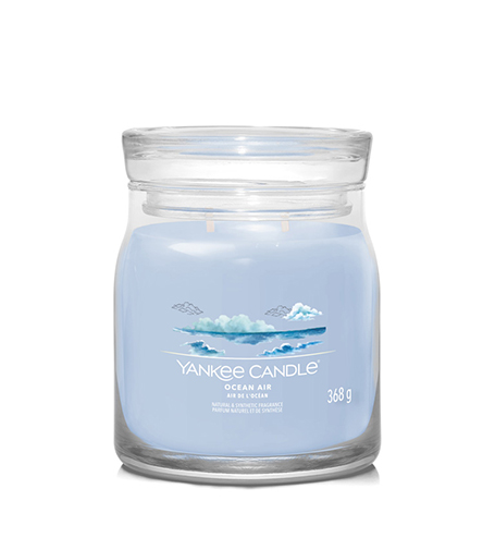 Yankee Candle Aromatinė žvakė Signature glass medium Ocean Air 368 g