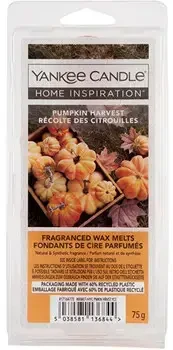 Yankee Candle Moliūgų derliaus kvapo vaškas 75 g
