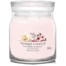 Yankee Candle Aromatinė žvakė "Signature large glass Rožinė Cherry - Vanilla" 567 g
