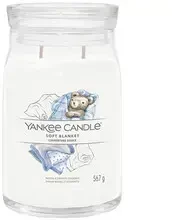 Yankee Candle Aromatinė žvakė Signature glass medium Soft Blanket 368 g
