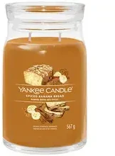 Yankee Candle Aromatinė žvakė "Signature large glass Spiced Banana Bread" 567 g