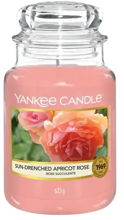 Yankee Candle Aromatinė didelė žvakė "Sun-Drenched Apricot Rose" 623 g