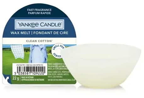 Yankee Candle „Yankee“ žvakė „Clean Cotton“ 22 g