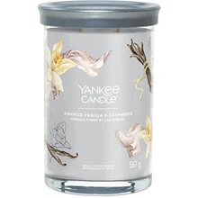 Yankee Candle Aromatinė žvakė Signature tumbler large Smoked Vanilla - Cashmere 567 g
