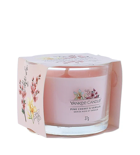 Yankee Candle Rožinė vyšnių ir vanilės kvapo žvakė