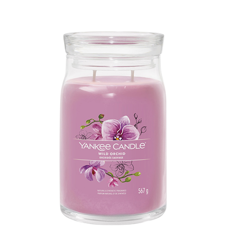 Yankee Candle Aromatinė žvakė Signature glass large Wild Orchid 567 g