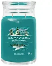 Yankee Candle Signature kvapioji žvakė stiklinėje maža Winter Night Stars 110 g