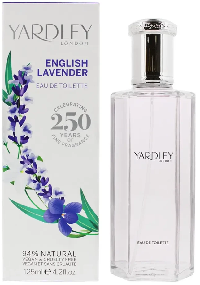 Yardley English Lavender EDT tualetinis vanduo moterims, 125 ml