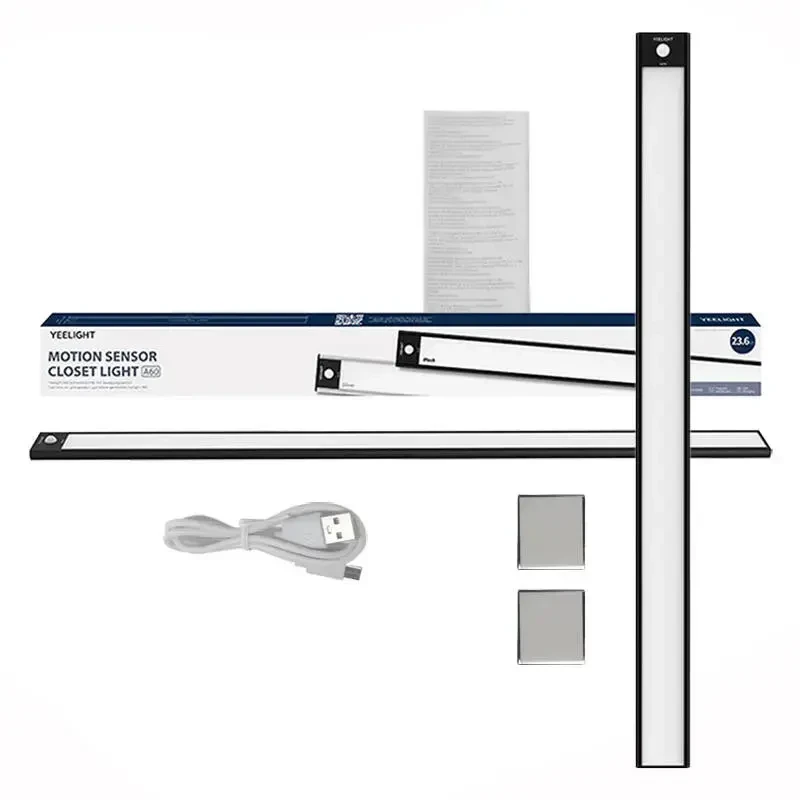 Yeelight Spintos šviestuvas, juodas, 60 cm, 2700 K