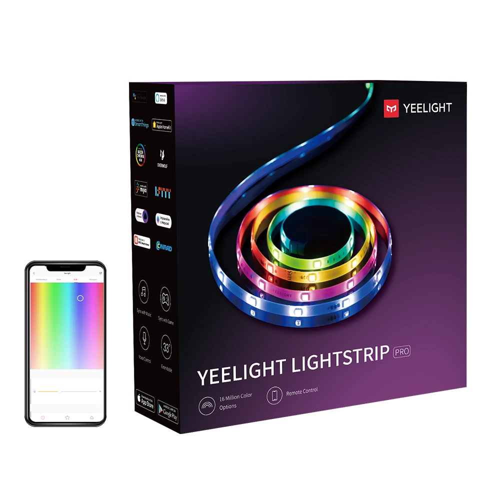 Yeelight | LED šviesos juostelė Pro 2 m | 1,2 W | WLAN, „Bluetooth“