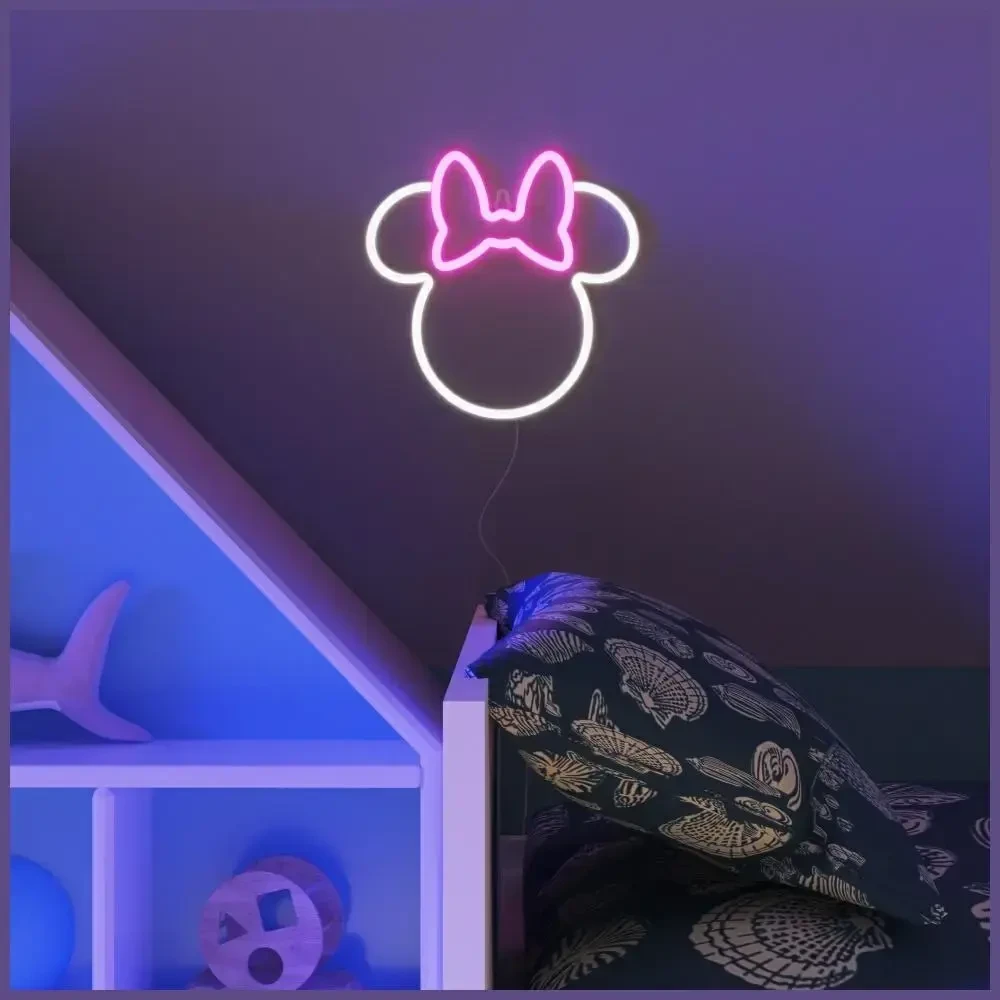 Trefl Yellowpop Neoninės geltonos spalvos „Disney“ mini Minnie ausytės