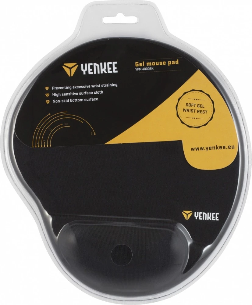 Pelės Pelės kilimėlis YENKEE GEL S, 250x220x20mm, -