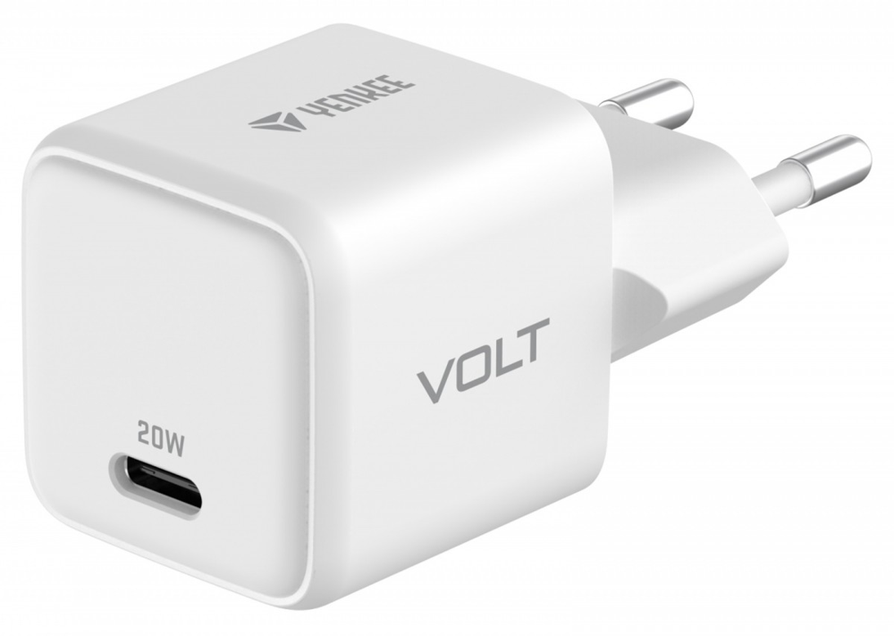 Yenkee Įkroviklis jungiama į tinklą USB C 20W 3A Power Delivery 3.0 QC 3.0 Balta