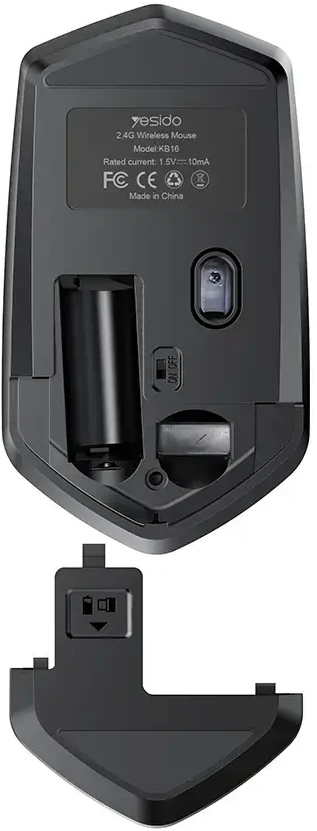 Yesido pelė kompiuteriui KB16 wireless juodas