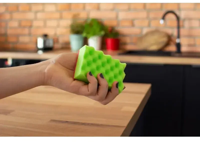 York Dishwashing sponge Wave 4+1 pcs. 10x7x3cm