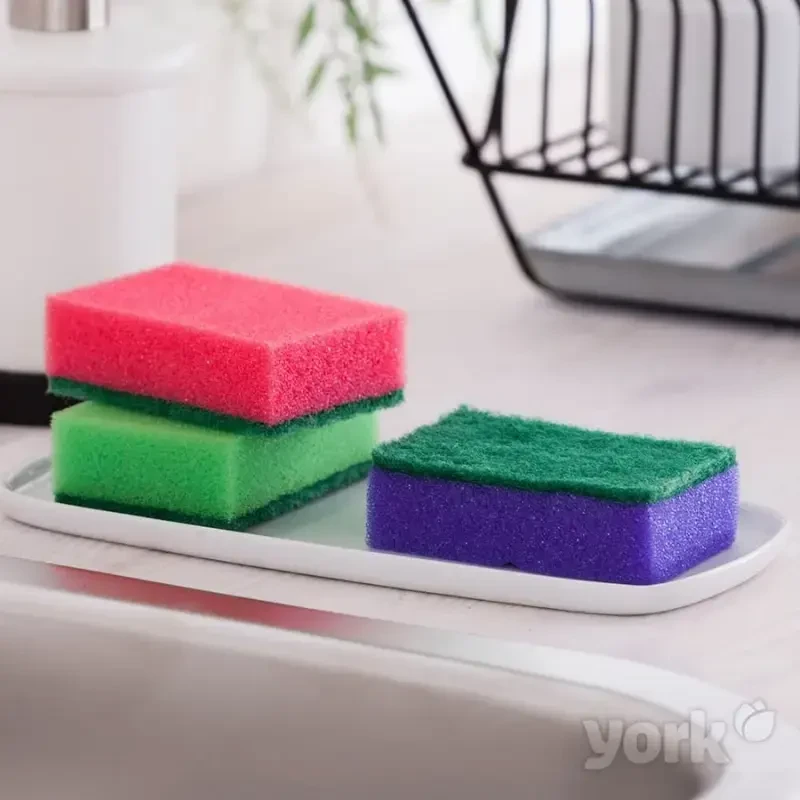 York MIDI dishwashing sponge 10 pcs.