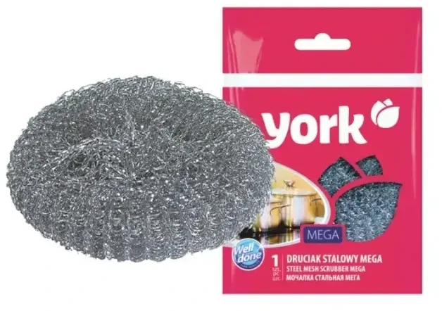 York MEGA Steel Mesh Scrubber