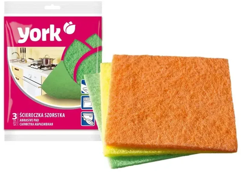York Indų ploviklis, abrazyvinis, 3 vnt.,88,