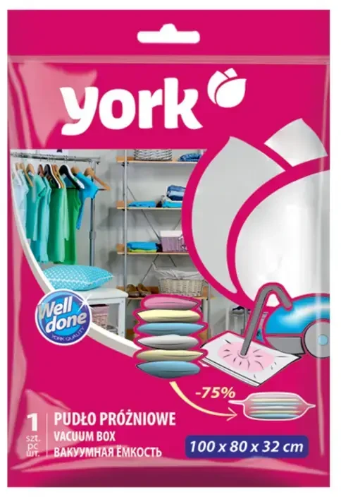 Vakuuminis maišas York, 100 x 80 x 32 cm