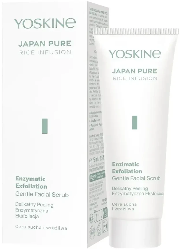 Yoskine Japan Pure Rice Infusion veido šveitiklis, 75 ml